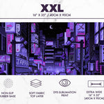 Load image into Gallery viewer, Tokyo Street Pixel Art Gaming Desk Mat Large(4 Colors)
