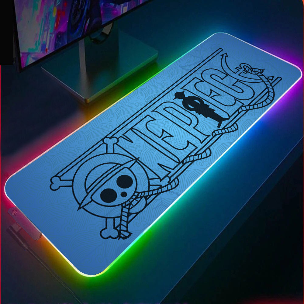 One Piece RGB Gaming Mouse Pad