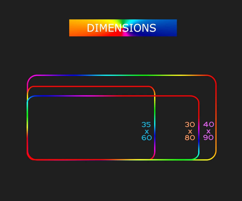 Nebula RGB Gaming Mouse Pad