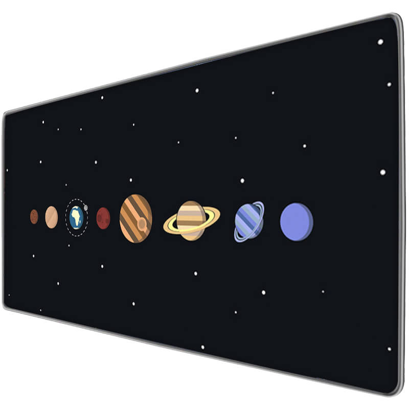 Solor System Desk Solar System Desk Pad,Office Desk Mat,Mouse Pad Mat,Desktop pad,Desktop ...