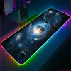 Space Planet RGB Gaming Mouse Pad