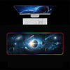 Space Planet RGB Gaming Mouse Pad