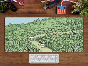 Cute Bunny and Bear Cute Desk Mat(4 Designs)