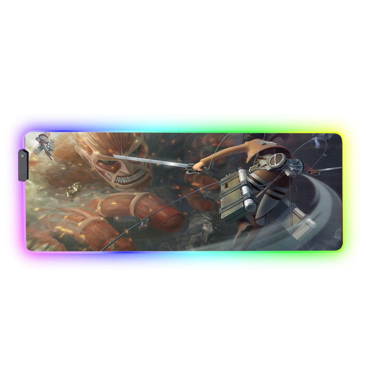 Attack On Titan 02 RGB Gaming Mouse Pad (2 patterns)